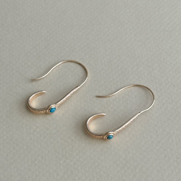 Boho stone earrings #2397 - Picture 3 of 4